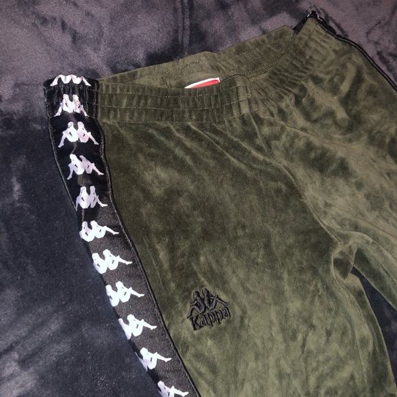 olive green kappa sweatsuit
